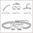 thumbnail image 2 of NICKSUN Infinity Love Heart Bracelets Jewelry Gifts for Grandma/Nana/Granny/Nanny/Daughter/Bestie/Sister/Auntie, Christmas Birthday Gift Ideas, 2 of 8