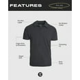 thumbnail image 5 of True Classic Short Sleeve Golf Polo Shirts, 1 Pack, 5 of 7