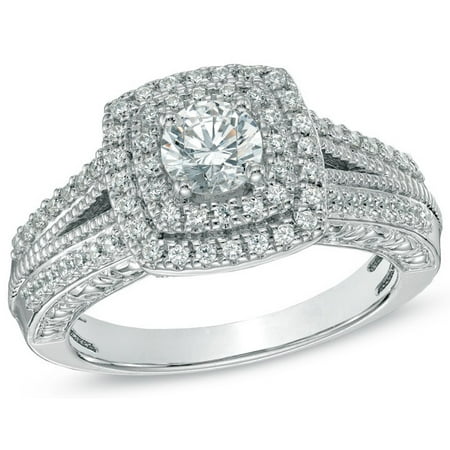 wedding rings cheap walmart Lustrous Cheap Engagement Ring 2.00 Carat Round Cut Diamond on Gold - 0