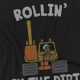 thumbnail image 2 of Blippi Rollin' in the Dirt Kids T Shirt for Youth Boys and Girls, Black, Small, 2 of 3