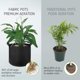 thumbnail image 3 of 5 uds bolsa de plantación de fieltro barril de planta hermosa bolsa de plantación jardinería protección del medio ambiente bolsa de vivero de nutrición portátil absorbente y transpirable Xemadio 2033350-1, 3 of 9