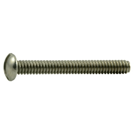 

#0-80 x 1/2 18-8 Stainless Steel Fine Thread Slotted Pan Head Miniature Machine Screws MSPSS-008