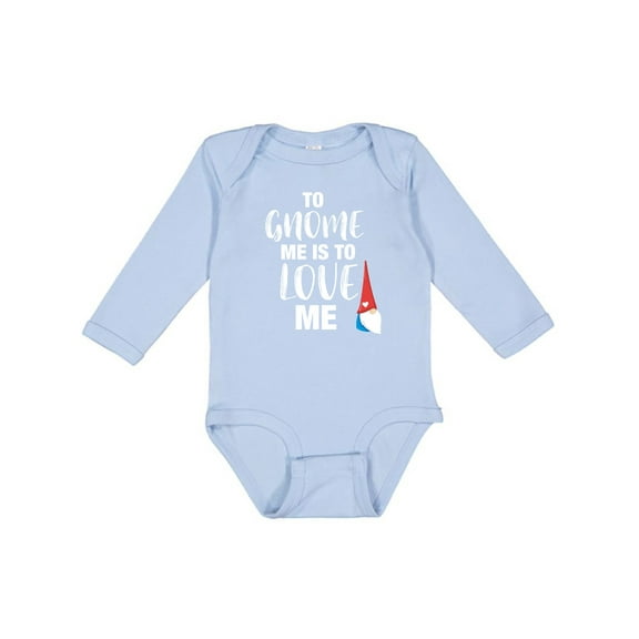 Inktastic Gnome Me Love Me Girls Long Sleeve Baby Bodysuit