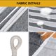 thumbnail image 5 of Hamaca Doble Brasileña ROOITY 320 cm x 150 cm Gris, 5 of 8