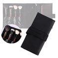 thumbnail image 4 of Bolsa con correa para cinturón, plegable, portátil, de cuero PU, con ruedas, organizador de almacenamiento negro Yuyangstore bolsas de pincel de maquillaje, 4 of 8