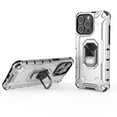 thumbnail image 2 of TECH CIRCLE For iPhone 14 Case with 360°Ring Holder,Lightweight Kickstand Non-Slip Heavy Duty Shockproof Protective with Magnetic Car Mount Holder Case for iPhone 14 6.1" 2022,White, 2 of 7