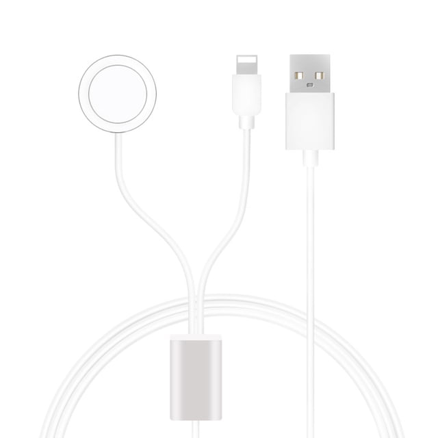 para Apple Watch Cargador Cable de carga magnética Versión de actualización iWatch Cargador USB inalámbrico para Apple Watch Series SE/6/5/4/3/2/1 y iPhone 13/12/11/Pro/Max/XR/XS /XS Max/X - 3.3 pies JAMW Sencillez