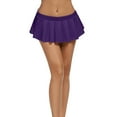 thumbnail image 3 of Cathalem Women Mini Skirts Summer Beach High Waisted Skirts Plus Size Summer Skirts for Women(Purple,M), 3 of 3