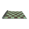 thumbnail image 2 of Ahgly Company Indoor Rectangle Checkered Light Blue Modern Area Rugs, 2' x 3', 2 of 4