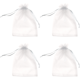 thumbnail image 1 of 100 Uds Bolsas Protección Frutas Cultivo Malla Reutilizable Accesorios Jardín () Blanco, 1 of 4