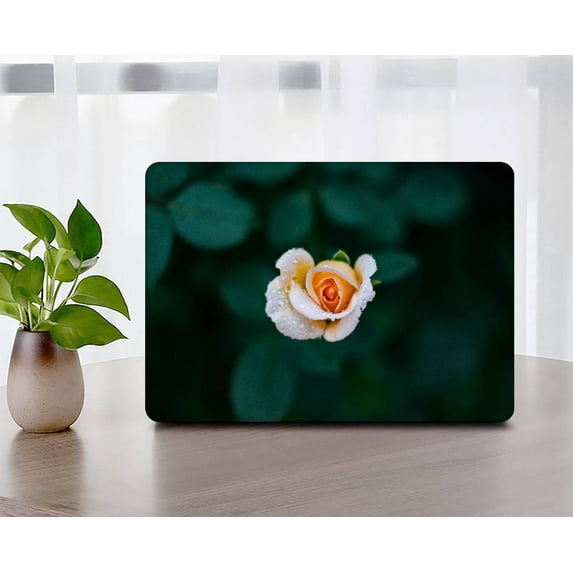 KSK KAISHEK Hard Shell Cover Compatible with 2018 - 2022 Rel. New MacBook Air 13" with Retina Display and Touch ID USB Type-C Model: A2337 m1 A2179 A1932 Rose series 0852