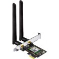 thumbnail image 1 of Desktop Wi-Fi Kit, Compatible With Intel & Amd, Gigabit Wifi-Speeds, Pcie Card Best Compatibility With Pcie X1, Advanced Security, Wireless-Ac, Not, 1 of 5