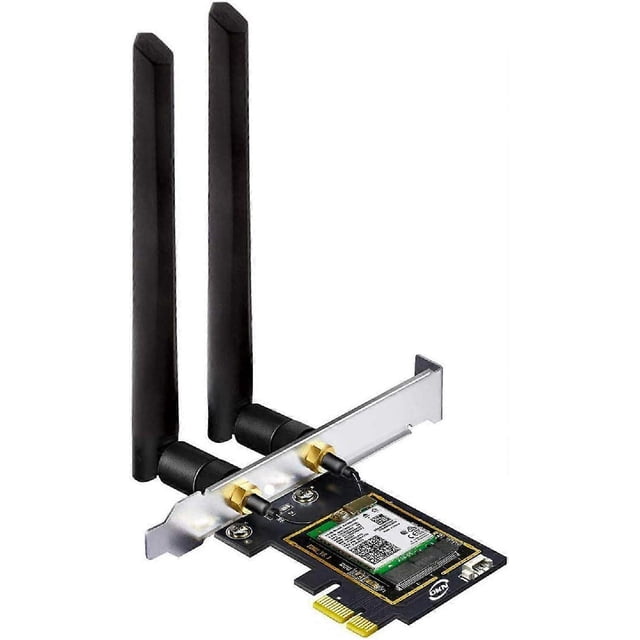 Desktop Wi-Fi Kit, Compatible With Intel & Amd, Gigabit Wifi-Speeds, Pcie Card Best Compatibility With Pcie X1, Advanced Security, Wireless-Ac, Not
