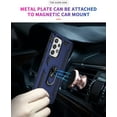 thumbnail image 2 of CoverON For Samsung Galaxy A53 5G Ring Case, Kickstand Rugged Phone Cover Magnetic Car Mount Compatible - Navy Blue, 2 of 8