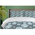 thumbnail image 4 of Ambesonne Vintage Duvet Cover Sets, Oriental Shape, 2-King, Pink Blue, 4 of 7