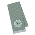 thumbnail image 2 of DII Modern Cotton Candy Cane Embellished Dishtowels in Green (Set of 2), 2 of 2