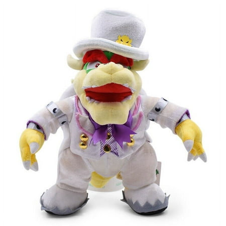 Super Mario Bros Plush Toys Stuffed Wedding Bowser Collection Doll Gifts 14"