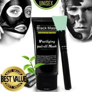 Purifying Black Peel off Mask, Charcoal Face Mask, Blackhead Remover Deep Cleanser, Acne Black