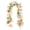 B, variant on 36 Heads Thanksgiving White Maple Leaf Vine Plastic Artificial Plain Leaves for Home Door Mantel Garland Decoration 78.74in