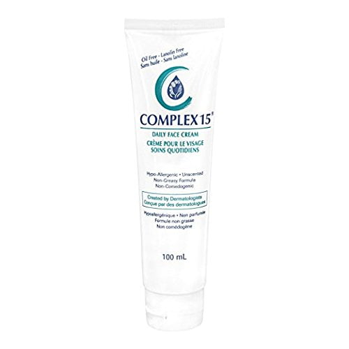 Crema facial diaria Complex 15, 3.4 onzas (paquete de 2)