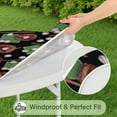 thumbnail image 5 of Baseball Gear Pattern Round Fitted Tablecloth with Elastic Edge,Dining Table Cover Waterproof,Outdoor Round Tablecloth for Camping,Dining,Indoor and Outdoor, 5 of 7