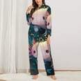 thumbnail image 2 of Fotbe Whimsical Axolotl Fantasy Conjunto de Pijama de Manga Larga para Mujer con Estampado, Ropa de Dormir de 2 Piezas, Conjunto de Casa Suave y Cómodo con Bolsillos-XX-Large, 2 of 7