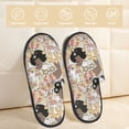 thumbnail image 2 of Slippers for Women, Groovy Disco Womens Slippers Fuzzy Winter House Shoes, Soft Anti-Skid Slippers Indoor and Outdoor, 2 of 7