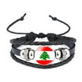 thumbnail image 1 of Pulsera elástica LUVCLS con bandera del Líbano árbol de cedro Y4I2 1 unidad, 1 of 1