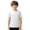 White, variant on Kids Rash Guard UV Sun Protection Kids Swim Shirt Girls Athletic Shirts for Girls 7-8 Years