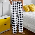 Sweatpants For Men, Mens Pajamas Plaid Pajama Pants Sleep Long Pant
