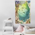thumbnail image 7 of Bulbasaur Tapestry Bedroom Indie Vertical Tapestry Wall Hanging for Living Room Dorm 4 Sizes to Meet A Variety of Bedroom Decorating Needs Home New Favorites 40"x60", 7 of 7
