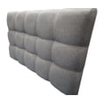 thumbnail image 4 of Cabecera EL BAZAR STORE Linq Gris Individual Ajuste de altura Moderna abotonada, 4 of 5