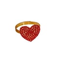 thumbnail image 2 of Eoozwa 3 Packs Valentine's Day Heart Napkin Ring Gold Silver Alloy Rhinestone Decor Elegant Table Setting for Romantic Dinner Party Wedding Anniversary Gift Holiday Dining Decorations, 2 of 6