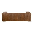 thumbnail image 4 of Moe's Home Collection Castle Top-Grain Leather Upholstered Sofa in Light Brown, 4 of 8