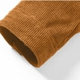 thumbnail image 3 of kakina CMSX Men's Corduroy Lined Jackets,Casual Fashion Cotton Turn-Down Collar Solid Color Warm Winter Long Sleeve Jacket Casual Coat with Pockets, 3 of 4