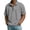 12# Gray, variant on Polo Shirts for Men Quarter Zip Casual Shirts Short Sleeve Moisture Wicking Golf Polo Collared Shirts Purple 3XL