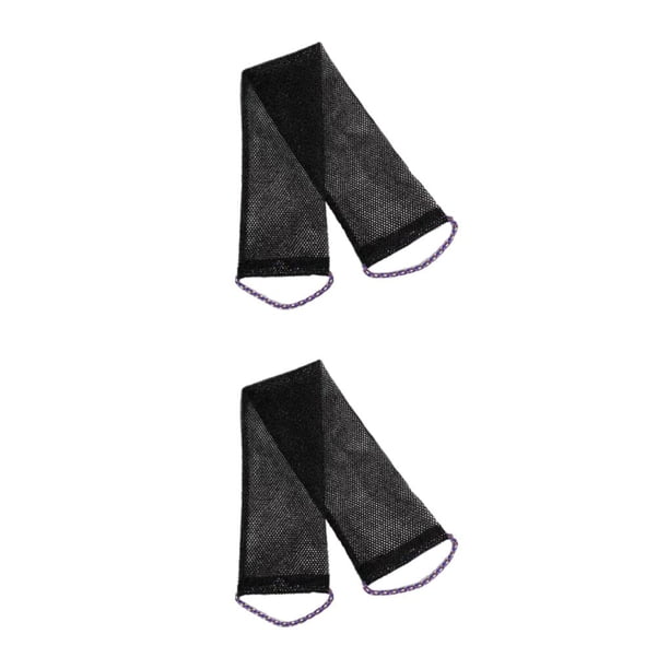Qarigey Cepillo corporal fácil de transportar para ducha - Limpieza profunda y exfoliación Cepillos corporales descontaminantes suaves para negro 2Conjunto