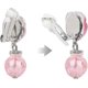 thumbnail image 3 of 7 pares de pendientes de clip para niñas, pendientes sin perforación, ideales para disfrazarse de princesa y jugar a ser princesa. Accesorios de joyería para niñas., 3 of 4