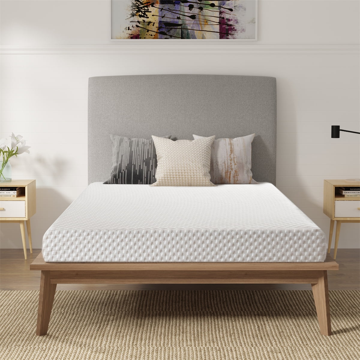 King Size Mattress,6 inch CoolingGel Memory Foam King Bed Mattress 2