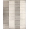 thumbnail image 1 of Unique Loom Tapis à Rayures Alternées Williamsburg 10' x 13' Rectangle Gris/beige, 1 of 1