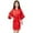 a-Red9838, variant on FINALGANG Girls Kids Silk Satin Bathrobe Solid Color Long Sleeve Soft Kimono Nightgown With Belt For Casual Daily Home Wear Soft Outfits