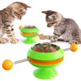 thumbnail image 3 of Juguete Para Gatos Con Ventosa, Tocadiscos, Palo Para Gatos Con Bola De Hierba Gatera, Juguete Divertido Interactivo Para Gatos Advancent PT002667-03, 3 of 6