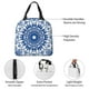 thumbnail image 4 of Easygdp Blue Watercolor Bolsa Térmica Premium - Tela Oxford Impermeable, Gran Capacidad, Bolsillo Frontal, Unisex para Trabajo, Escuela, Actividades al Aire Libre y Picnics, 4 of 8