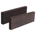 thumbnail image 1 of Ebony/Ebony Wood Timber Blank Faded Resistor Instrument Ebony Blank DIY Material 2 Pieces Musical Instrument Wood Block Supplies Gadget Accessories, 1 of 10