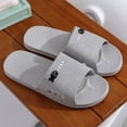 thumbnail image 4 of Bixock Summer Slippers for Women,Slides for Women and Men Bathroom Shower Shoes Non Slip House Slippers Lightweight Beach Sandals, 4 of 5