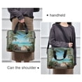 thumbnail image 6 of 16" Laptop Briefcase for Work Travel Laptop Shoulder Bag Carrying Handbag Laptop Case Palm Trees and Ocean, 6 of 8