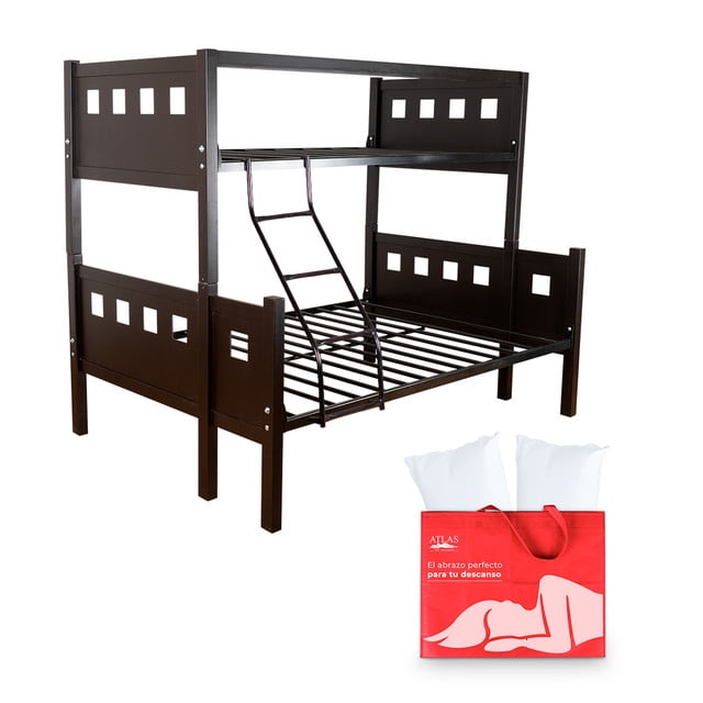 Litera Reyna con almohadas atlas basic | individual- Matrimonial