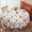 Pioneer Flower Floral, variant on Pioneer Flower Floral Print Pattern Round Tablecloth 70"x70", Wrinkle Resistant Wipeable Table Cover for Kitchen Dining Room Picnic Patio and Party
