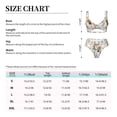thumbnail image 4 of Kdxio Hand Drawn Animals Print Women's 2 Piece High Waisted Wrap Spaghetti Strap Summer Swimsuit Bikini Set-XX-Large, 4 of 7
