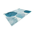 thumbnail image 3 of Unique Loom Outdoor Modern Collection Area Rug - Seaglass (5' 3" x 8' Rectangle Blue and Ivory/Navy Blue), 3 of 8